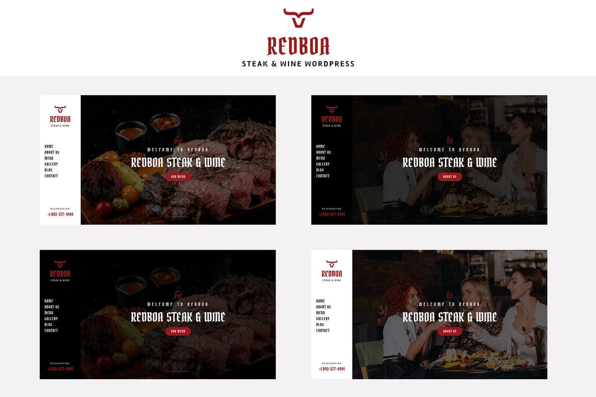 Redboa - Steakhouse Restaurant WordPress