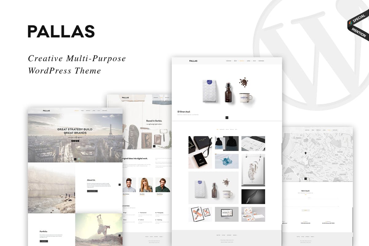 Pallas - Creative Multi-Purpose WordPress Theme