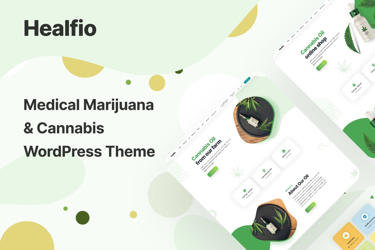 Healfio - Medical Marijuana & Coffeeshop WordPress