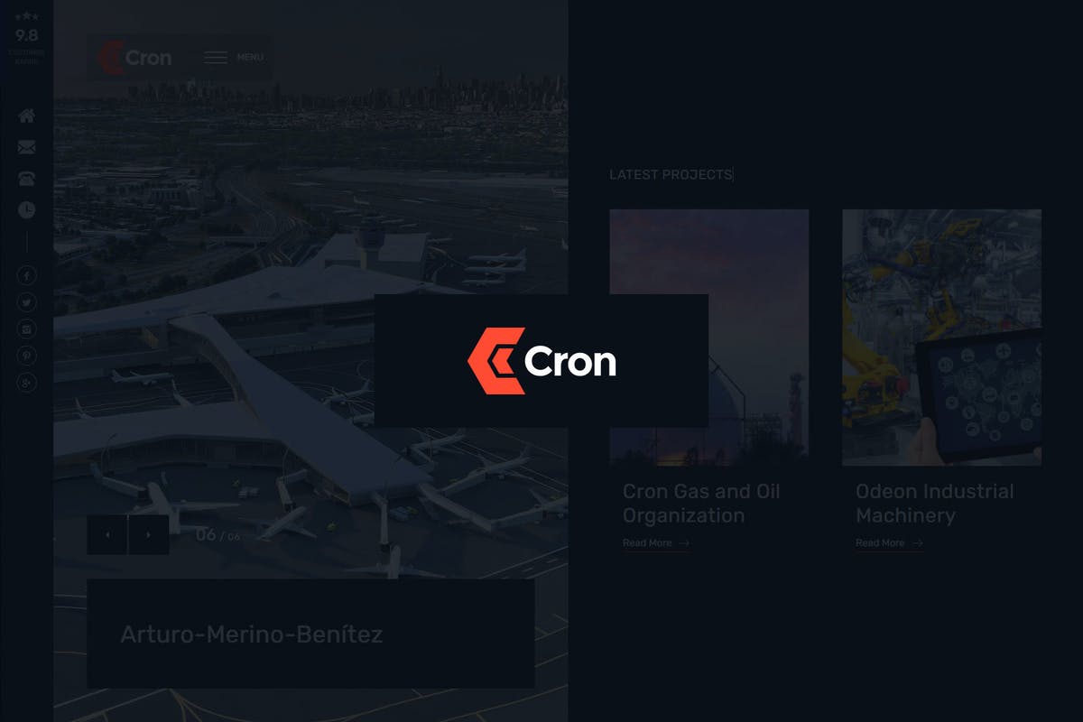Cron Industry WordPress Theme