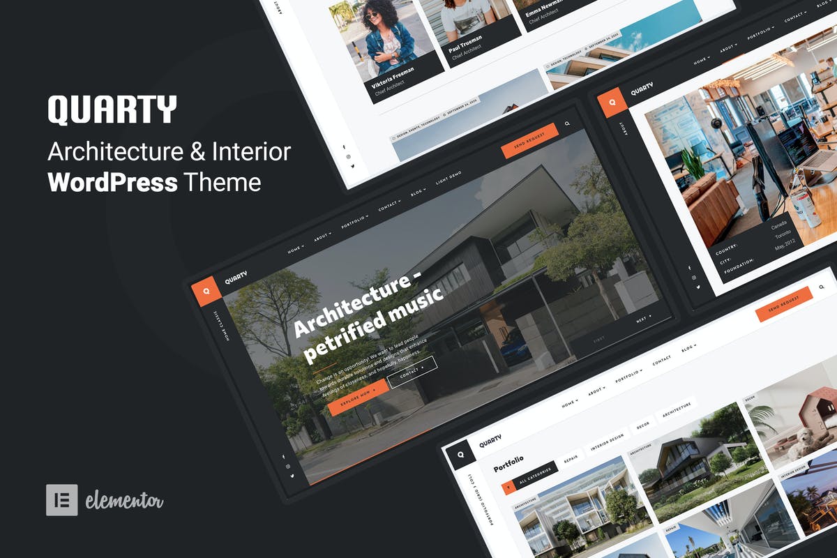 Quarty Architecture and Interior Design WordPress