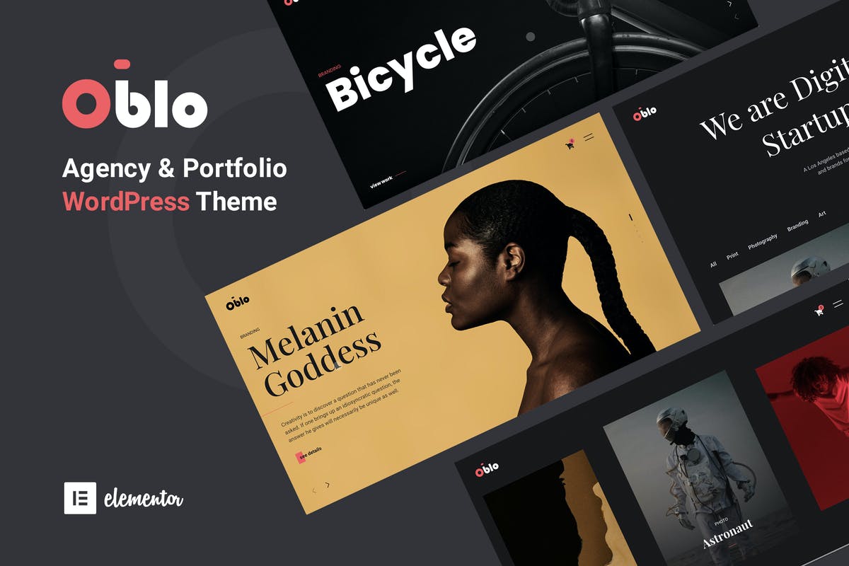 Oblo Creative Portfolio &amp; Agency WordPress Theme