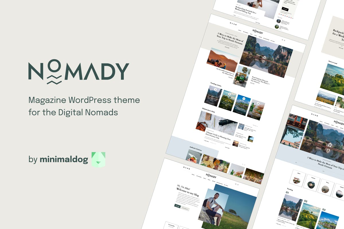 Nomady - Magazine Theme for Digital Nomads