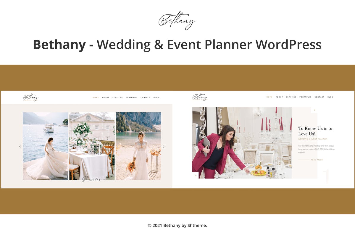 Bethany - Wedding &amp; Event Planner WordPress