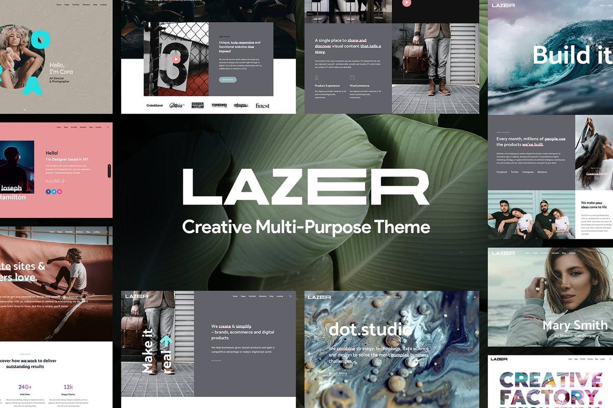 Lazer - Creative Multi-Purpose WordPress Theme