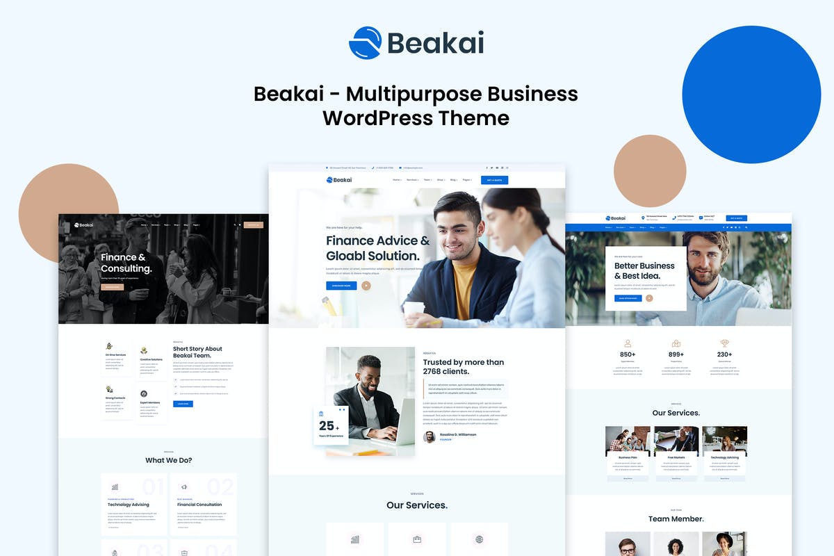 Beakai - Multipurpose Business WordPress Theme