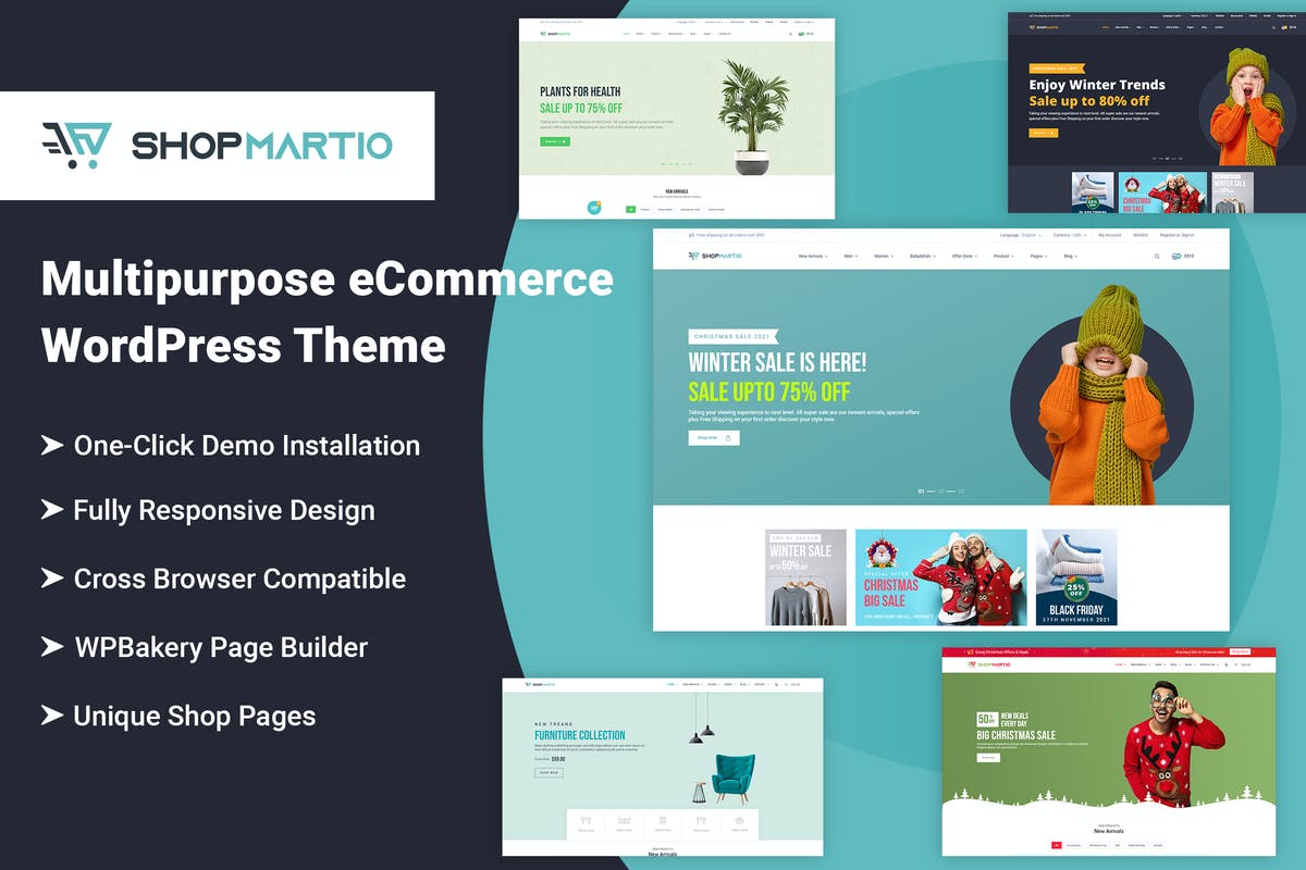 Shopmartio – Multipurpose eCommerce WordPress Them