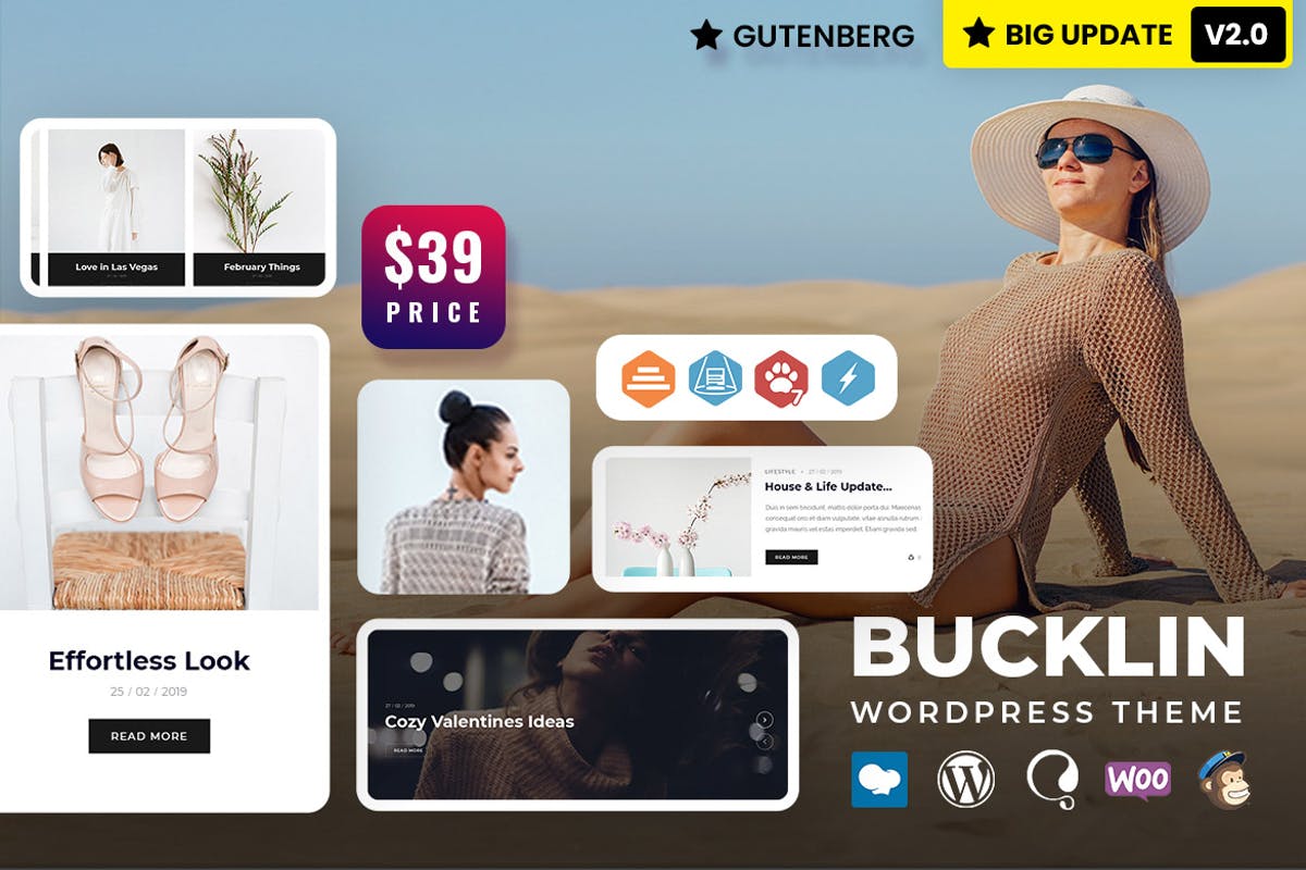 Bucklin - Creative Personal Blog WordPress Theme