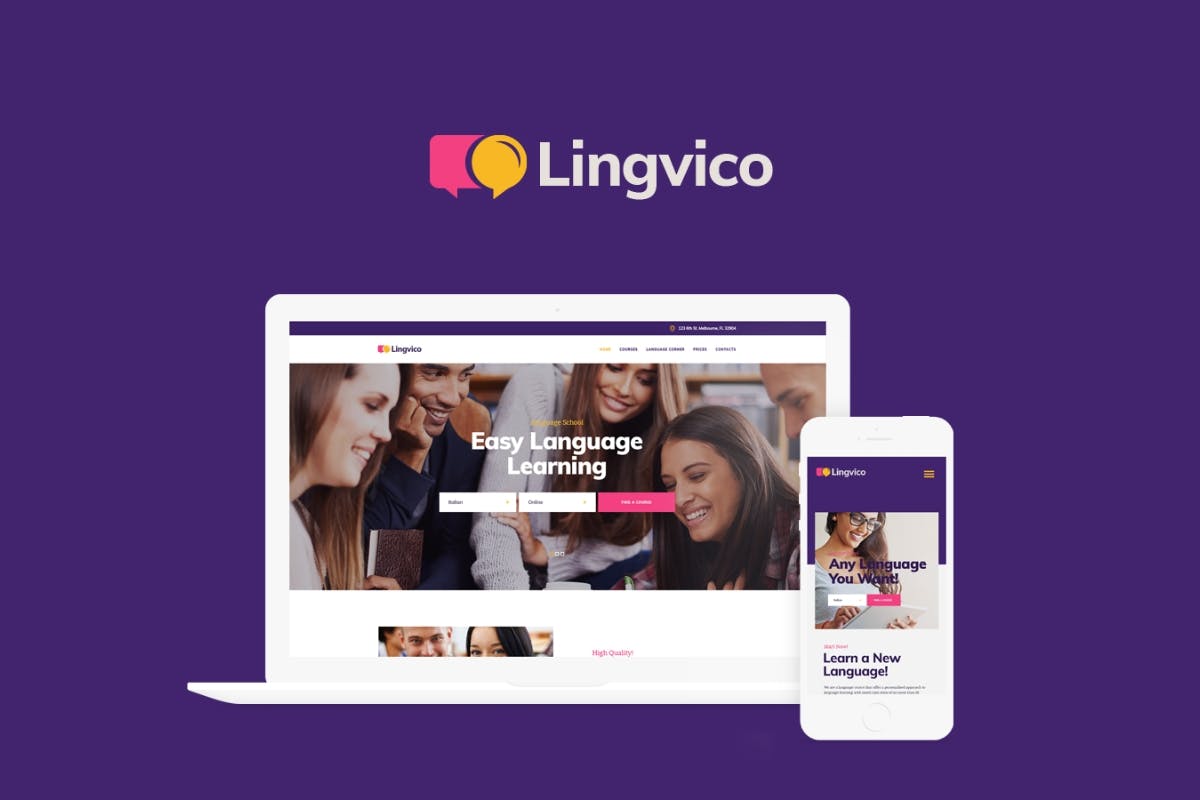 Lingvico WordPress Theme