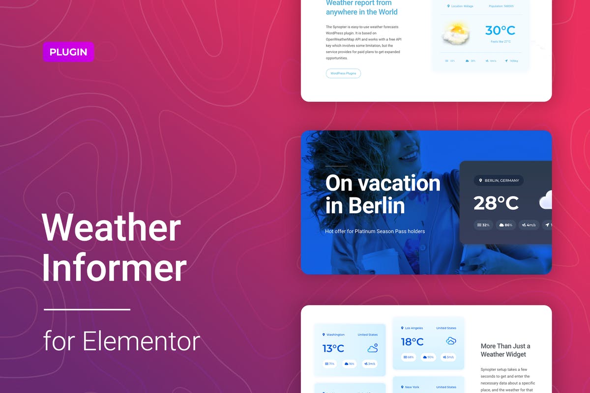 Weather for Elementor
