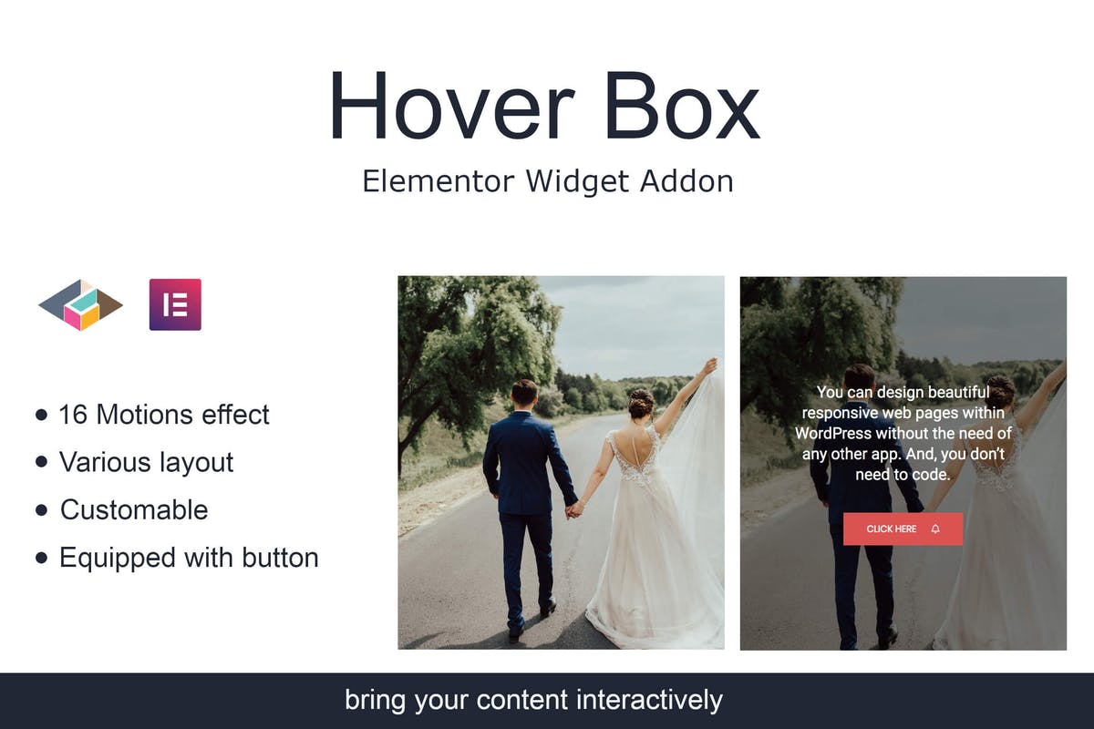 Hover Box Elementor Page Builder Addon