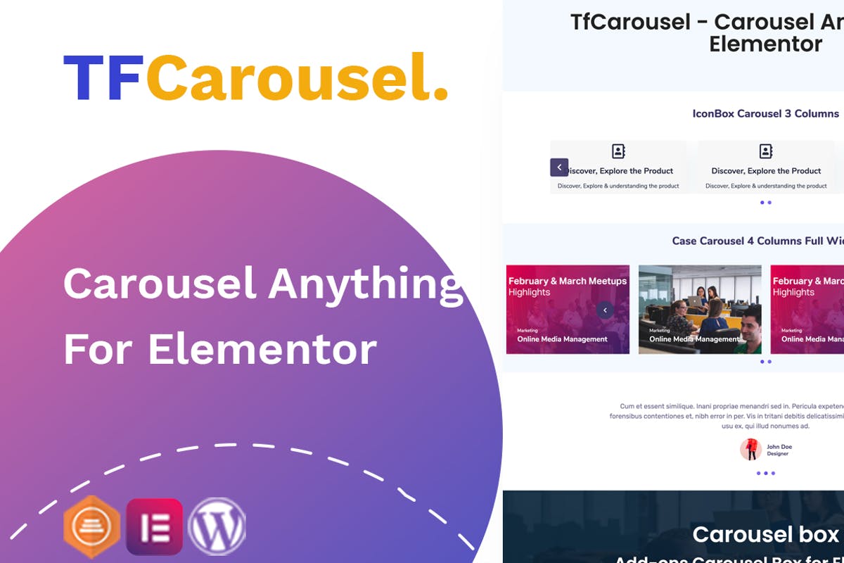 Elementor Carousel - Create slider with any addon,