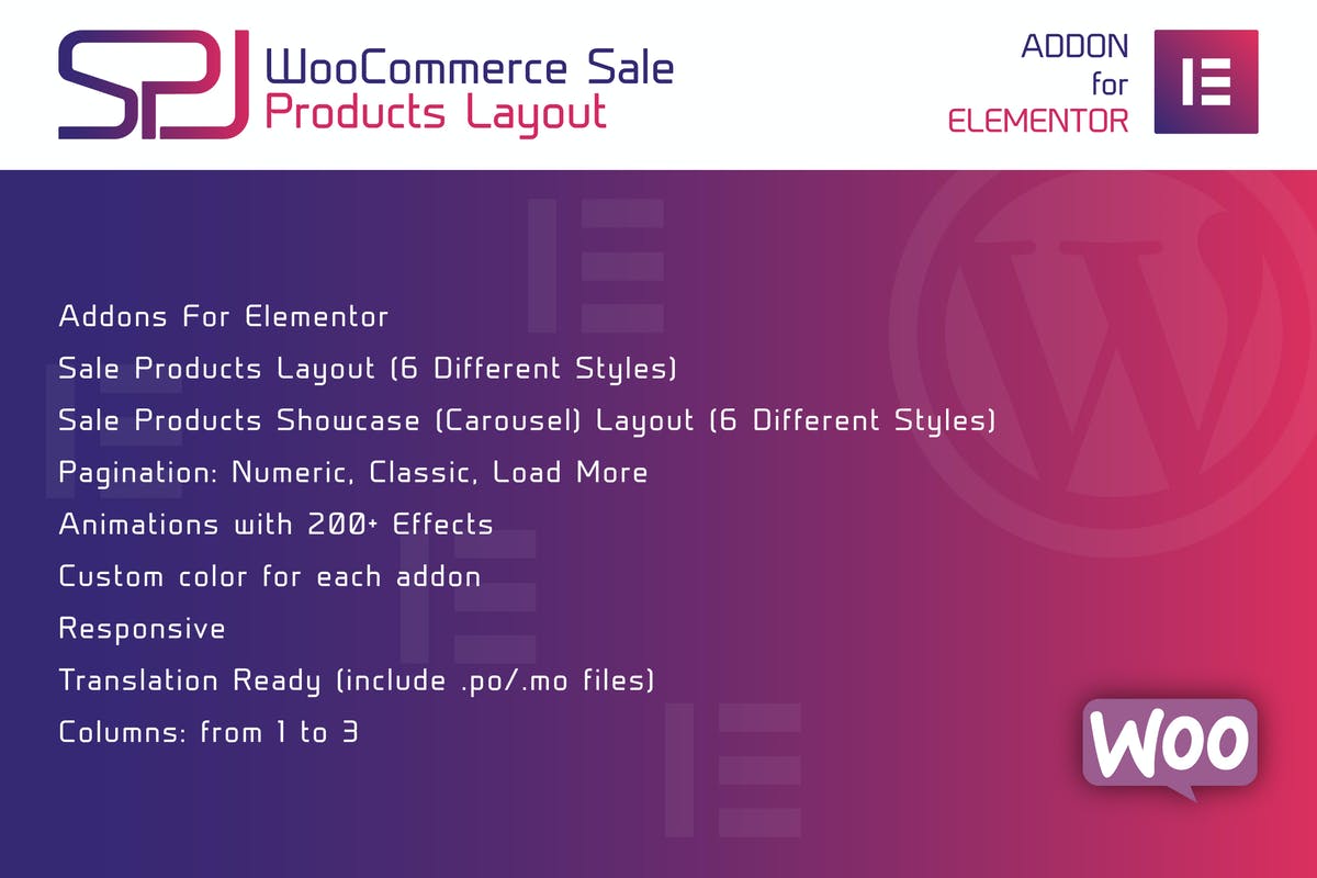 WooCommerce Sale Products Layout for Elementor