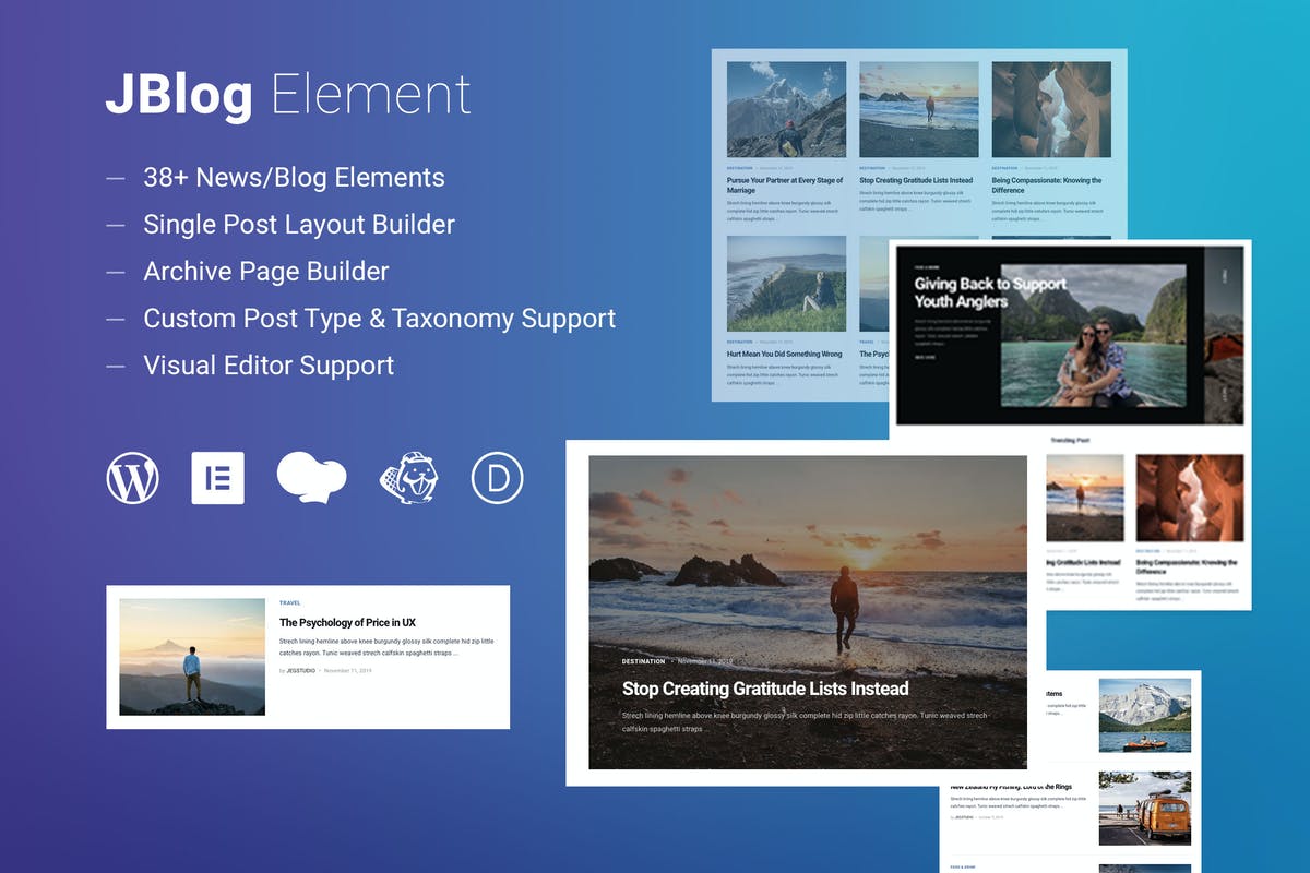 JBlog Elements - Elementor & WPBakery Add-ons