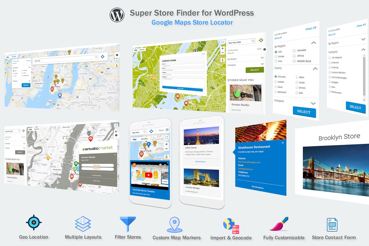 Google Maps Store Locator WordPress Plugin