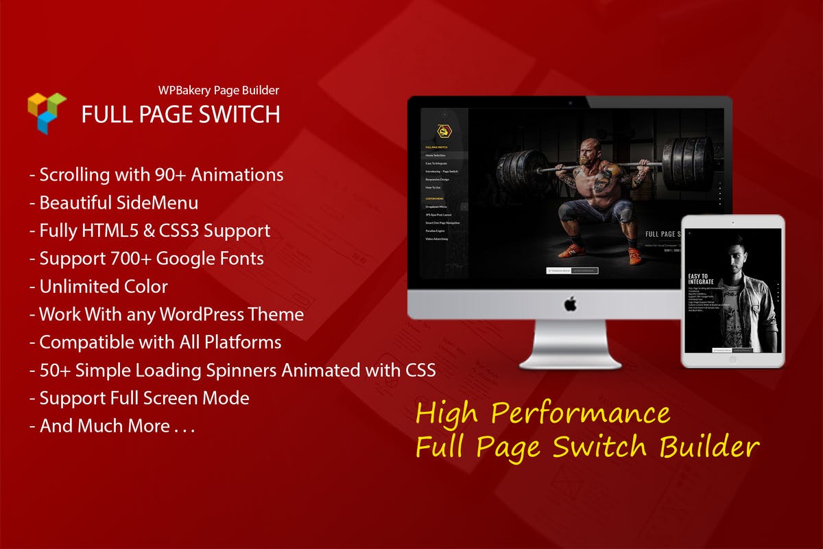 Full Page Switch - Addon For WPBakery Page Builder