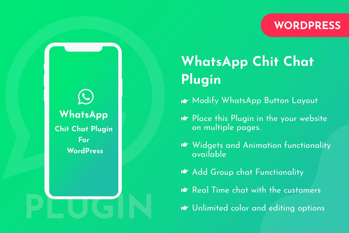 WhatsApp Chit Chat Plugin For WordPress