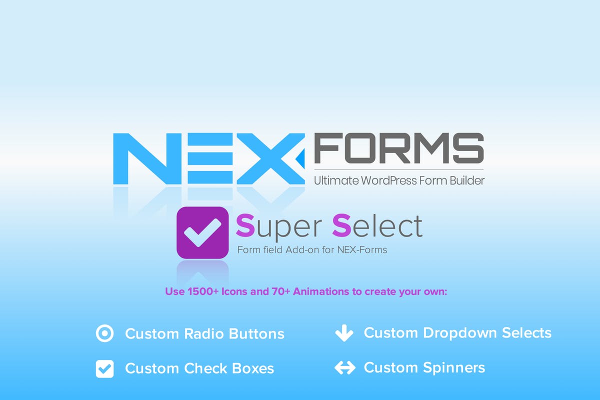 NEX-Forms - Super Selection Form Field Add-on