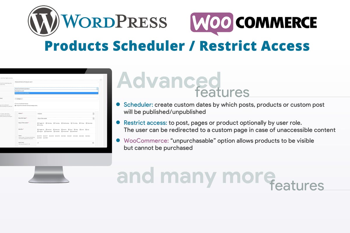 Products Scheduler / Restrict Access