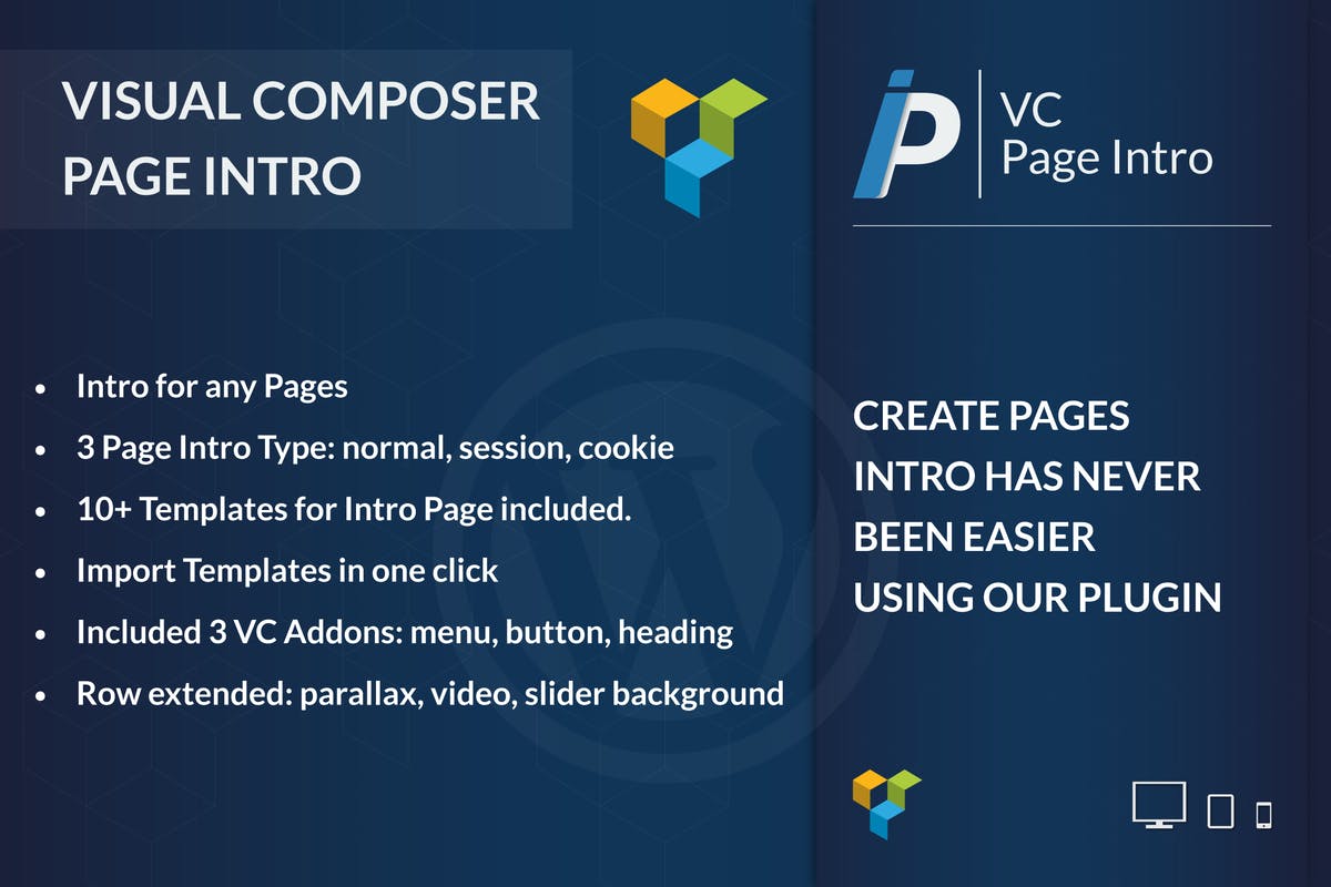 Visual Composer Page Intro - Addon for WPBakery