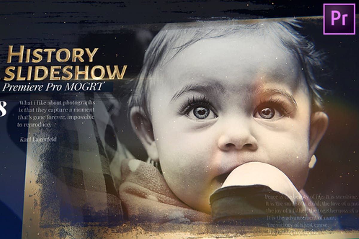 History Slideshow for Premiere Pro