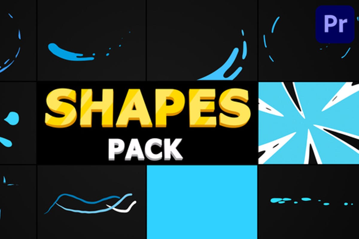 Shapes Pack Premiere Pro MOGRT