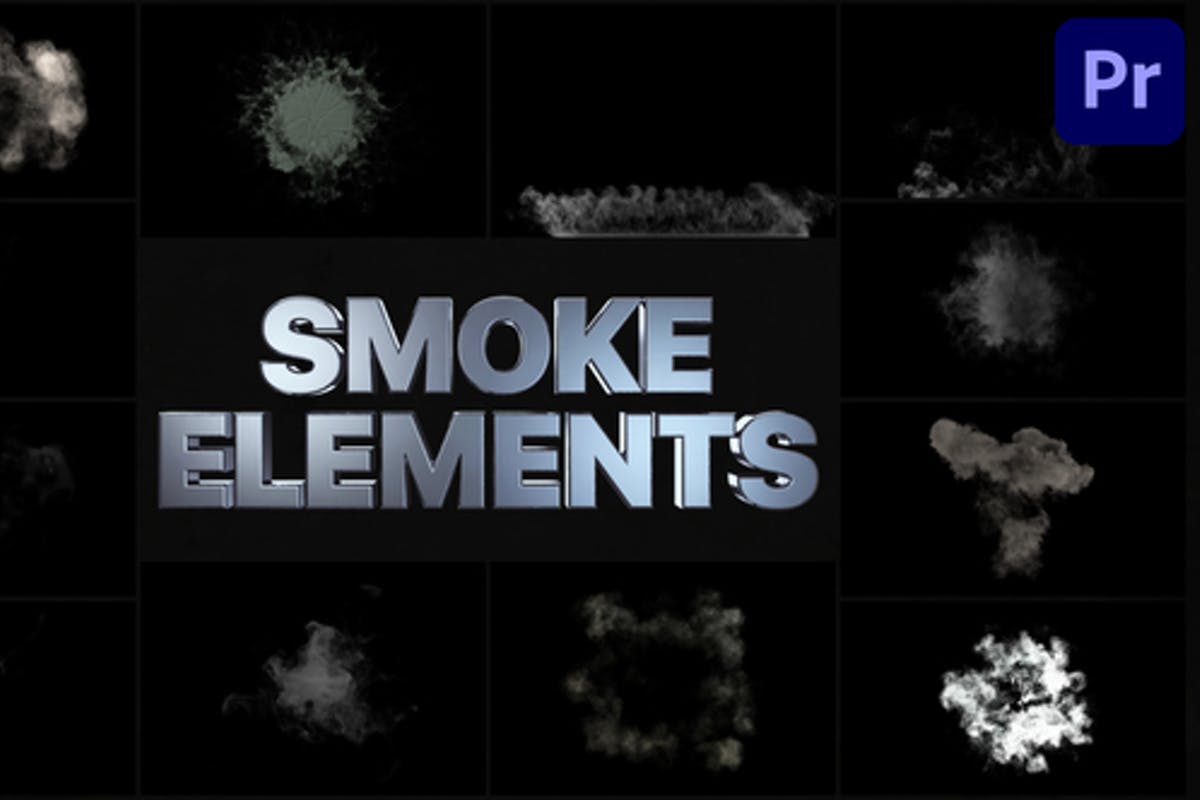Smoke Elements for Premiere Pro MOGRT