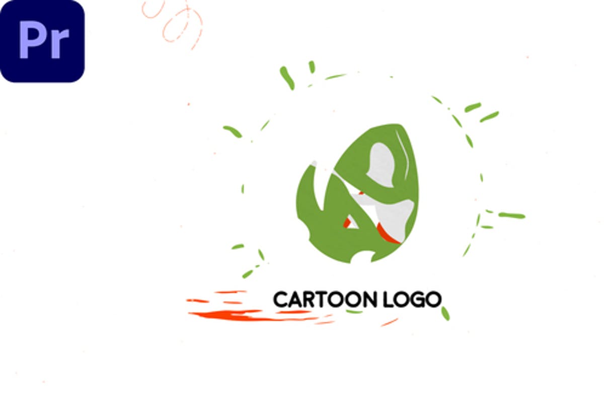 Cartoon Liquid Logo | Premiere Pro