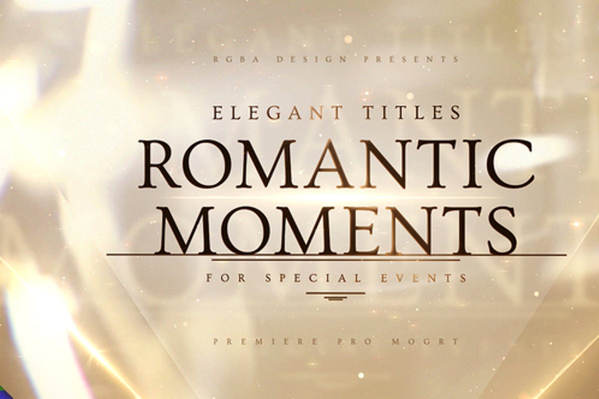 Romantic Titles for Premiere Pro