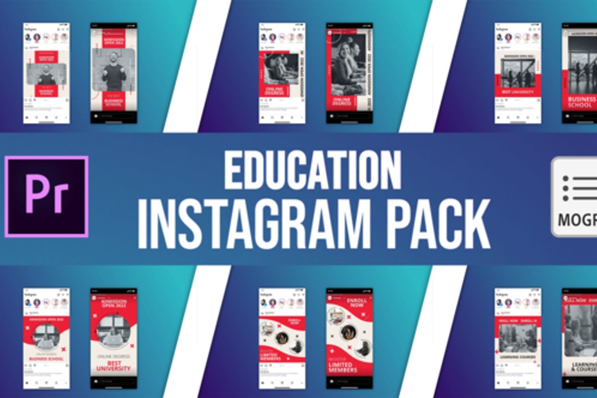 Education Instagram Pack for Premiere Pro