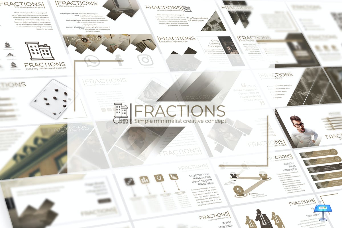 Fractions- Keynote Template