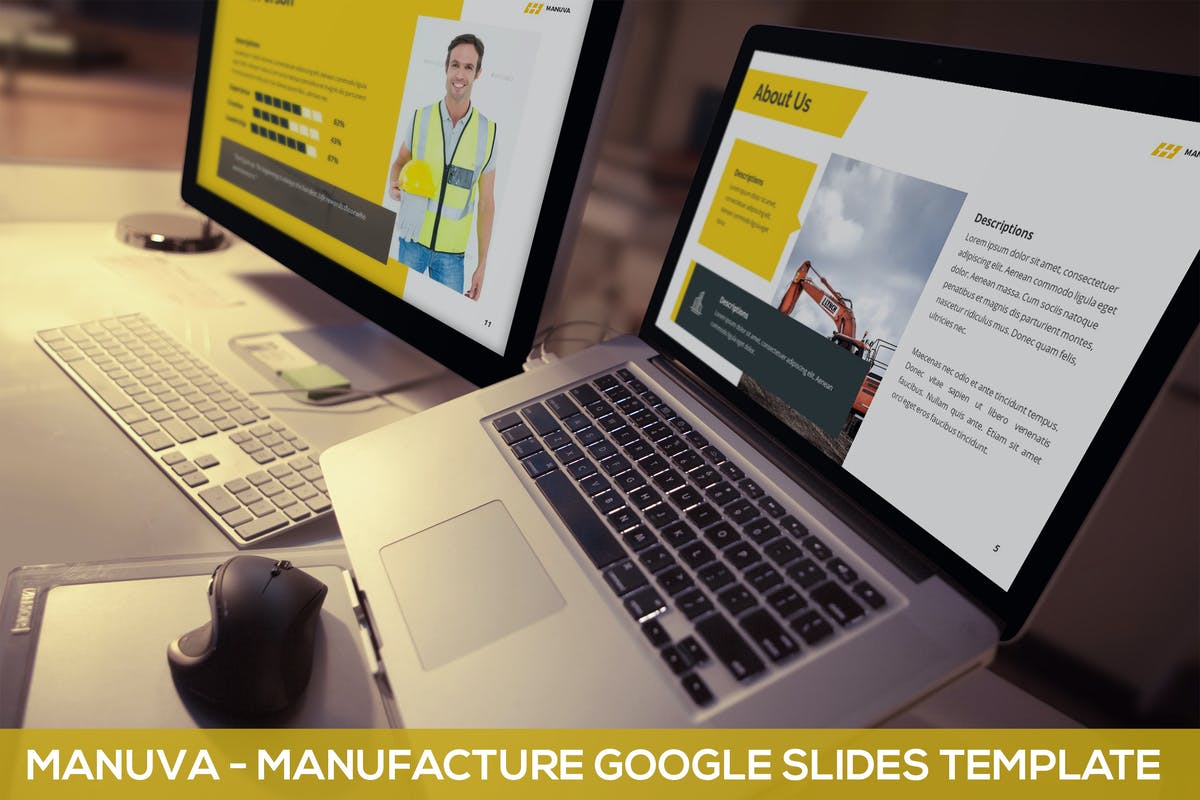 Manuva - Manufacture Google Slides Template