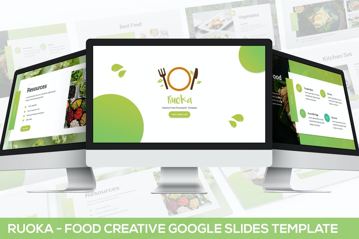 Ruoka - Creative Food Google Slides Template