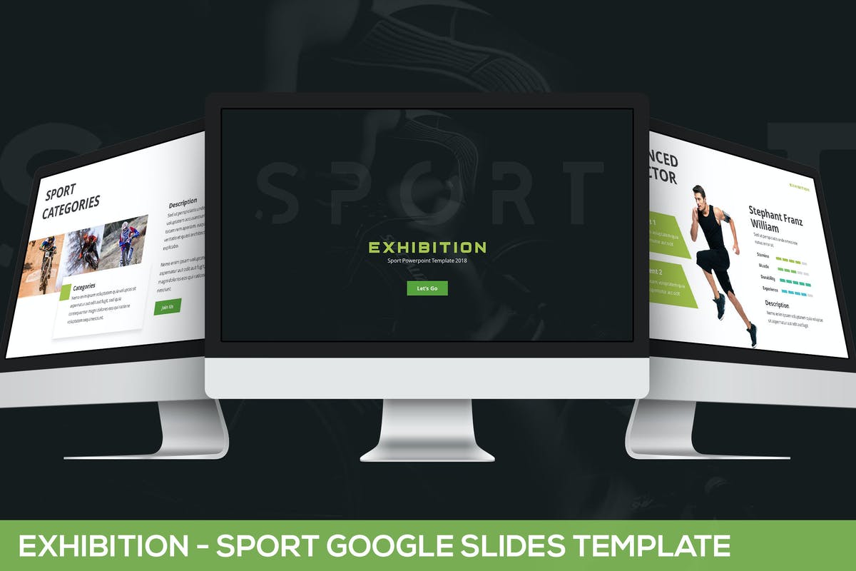Exhibition - Sport Google Slides Template