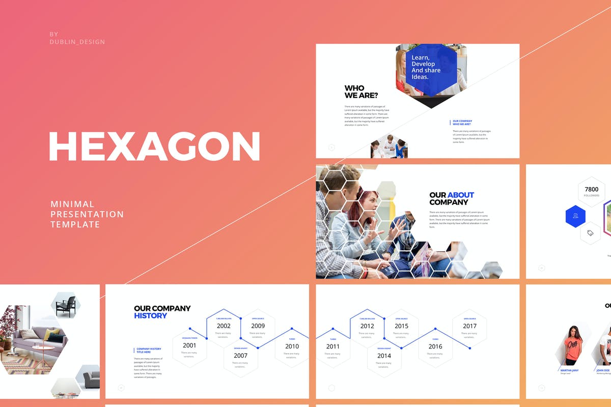Hexagon - Keynote Template