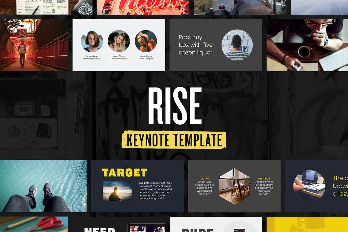 Rise — Keynote Presentation Template