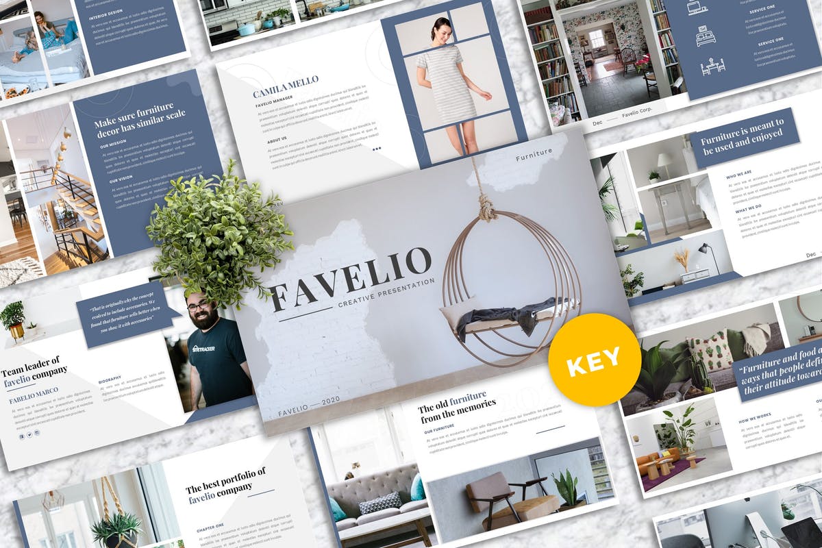 Favelio – Creative Business Keynote Template