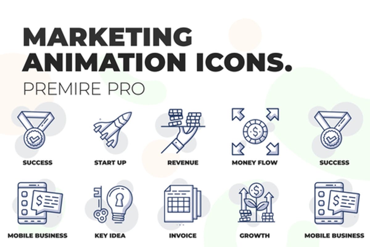 Global marketing - Animation Icons (MOGRT)