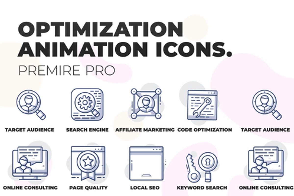 Seo optimizations - Animation Icons (MOGRT)