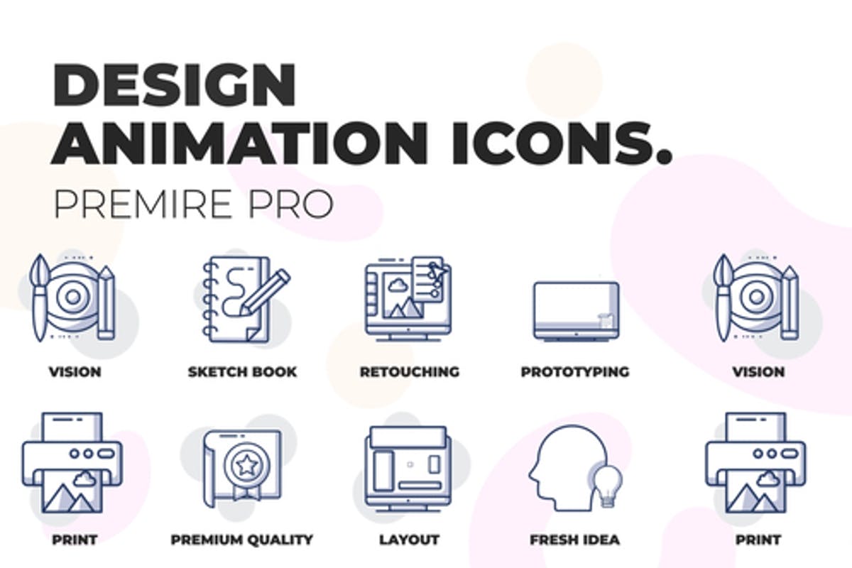 Web design - Animation Icons (MOGRT)