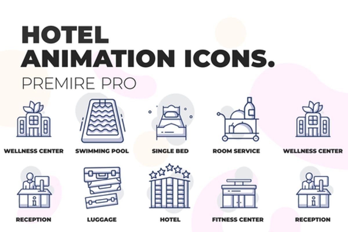 Hotel - Animation Icons (MOGRT)