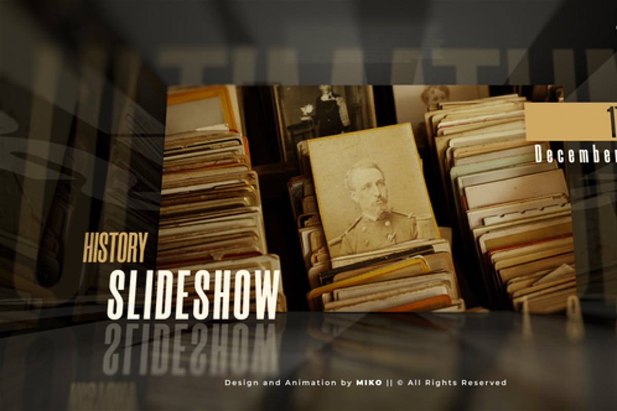 History Slideshow For Premiere Pro