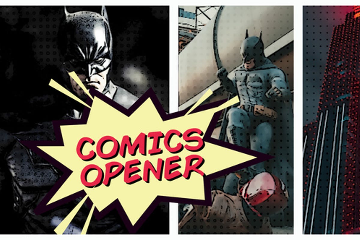 Superhero Comics Opener For Premiere Pro