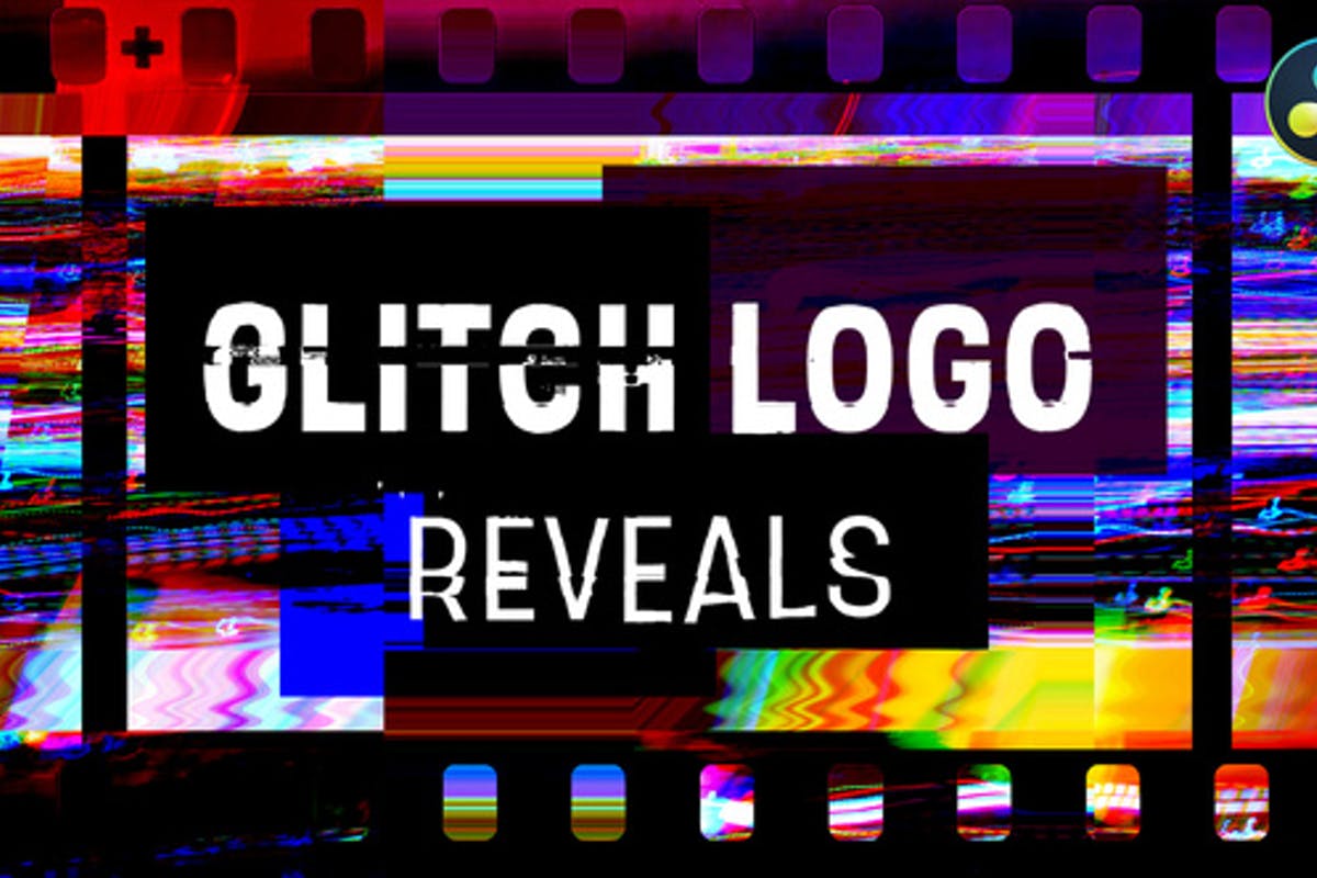 Glitch Logo Reveals For DaVinci Resolve