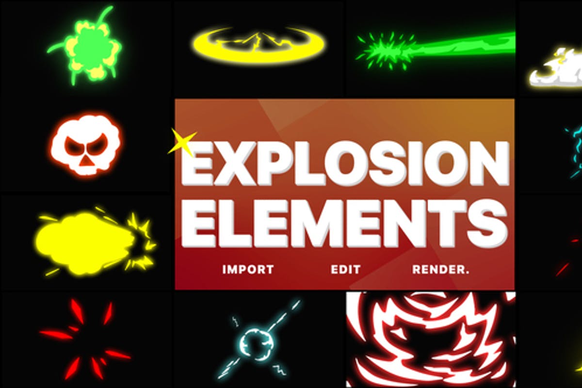 Explosion Elements DaVinci Resolve