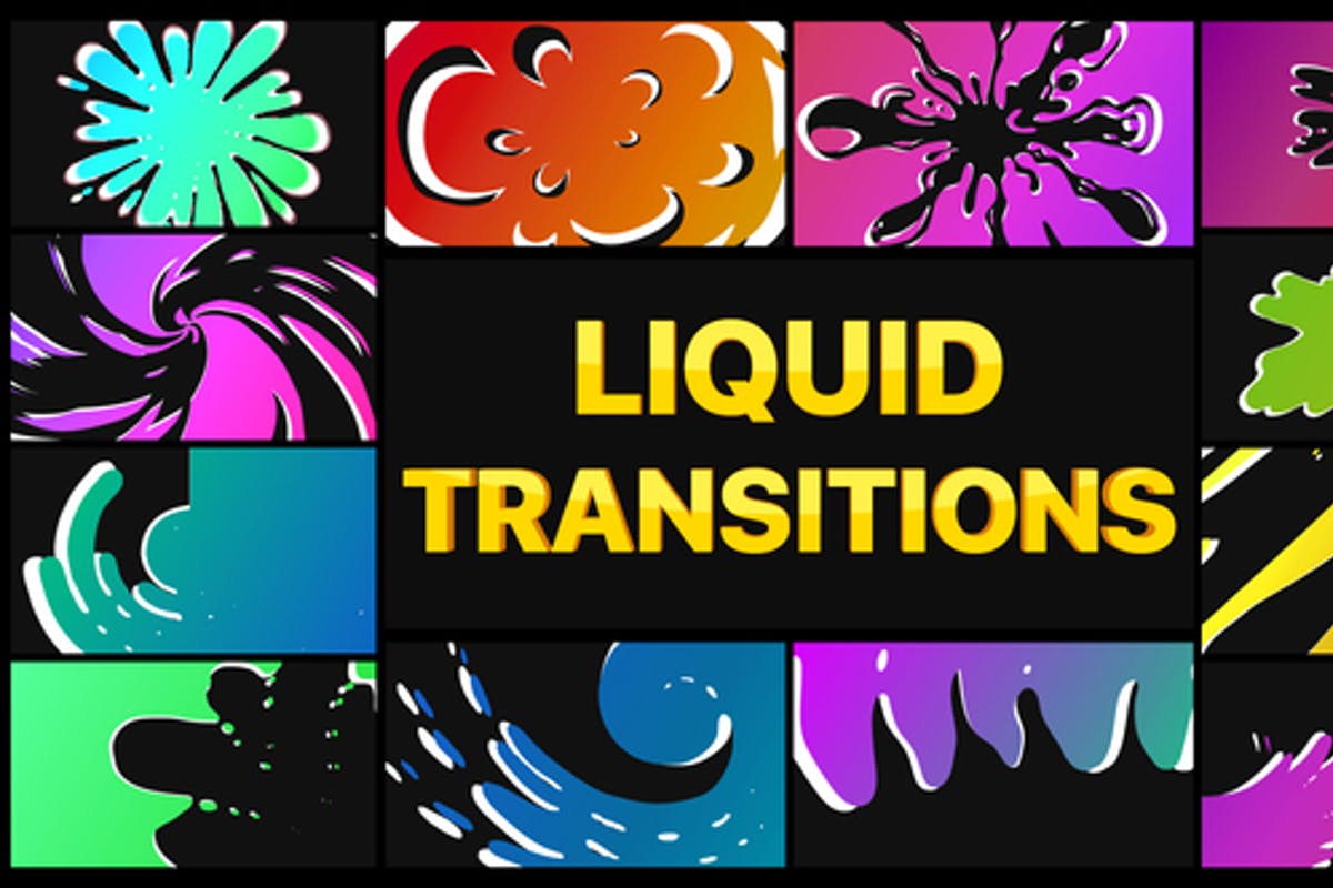 Liquid Transitions DaVinci Resolve