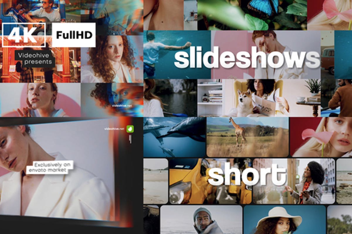 Short Minimal Slideshows Pack. Vol6 Premiere Pro