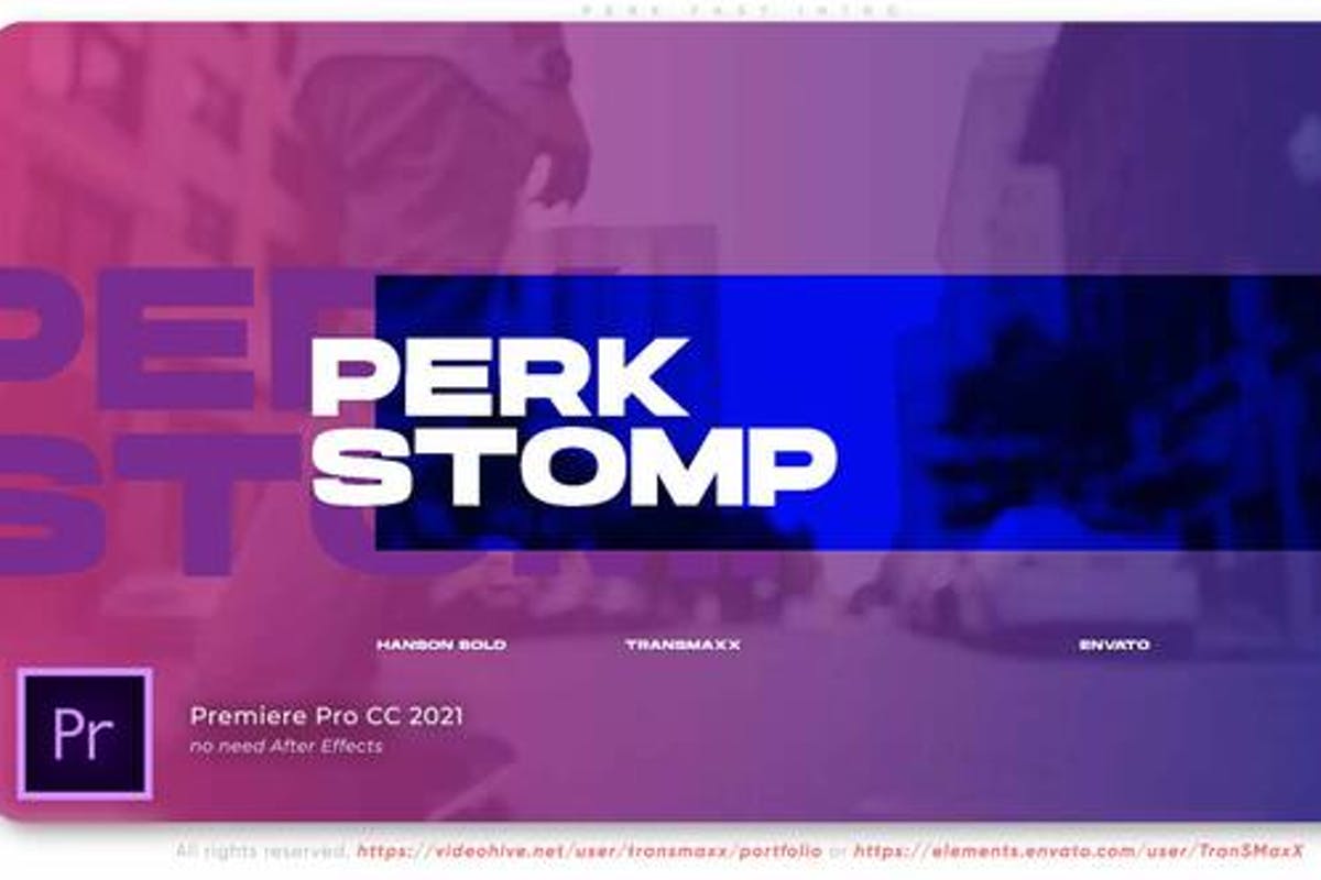 Perk Fast Intro for Premiere Pro