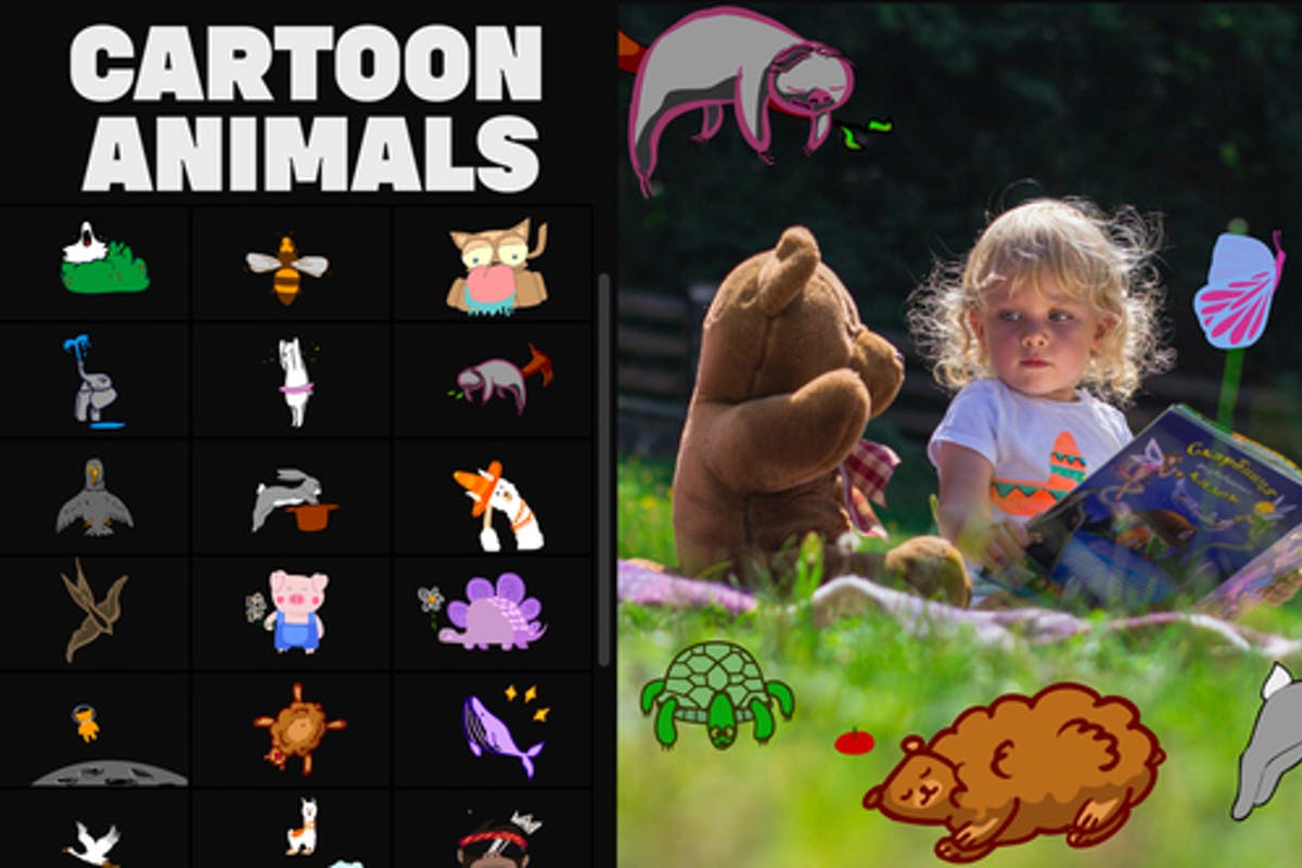 Cartoon Animals Animations 01 for DaVinci Resolve