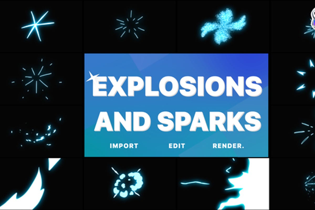 Explosions and Sparks Pack for Final Cut Pro